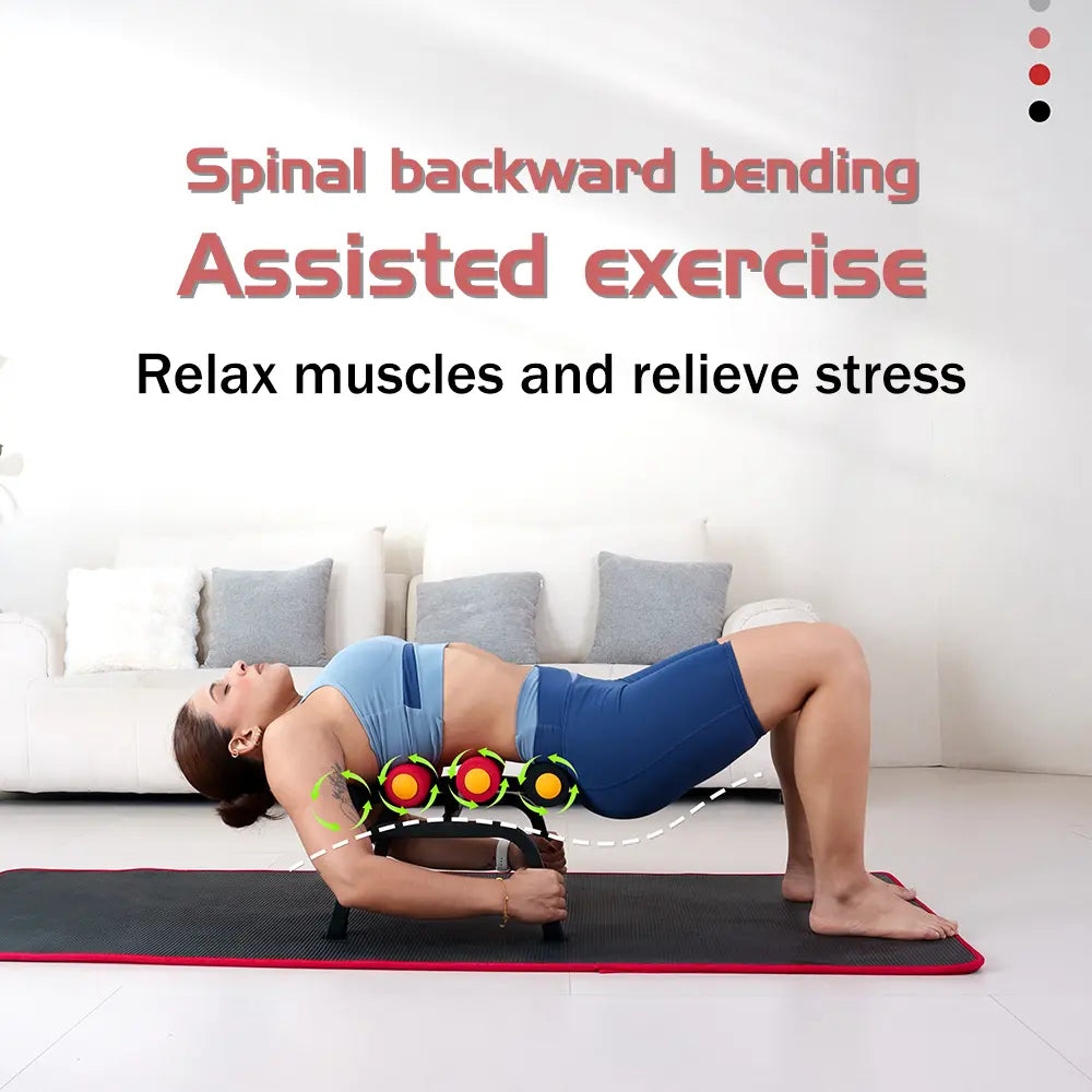 Mini Inversion & Glutes Trainer Machine, Waist & Back Exercise Equipment for Lower Back Relief & Relaxation