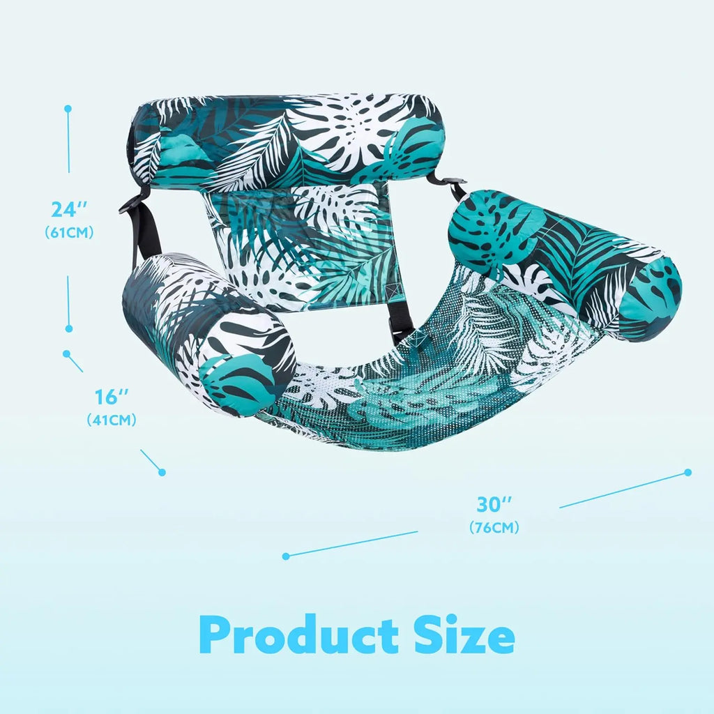 Inflatable Pool Floats Adult, 2 Packs / 1 Pack Floating Lounge Chairs , Blow up Pool Noodles for Adult Heavy Duty, Floating Chair for Party Summer Water Beach Lake Fun