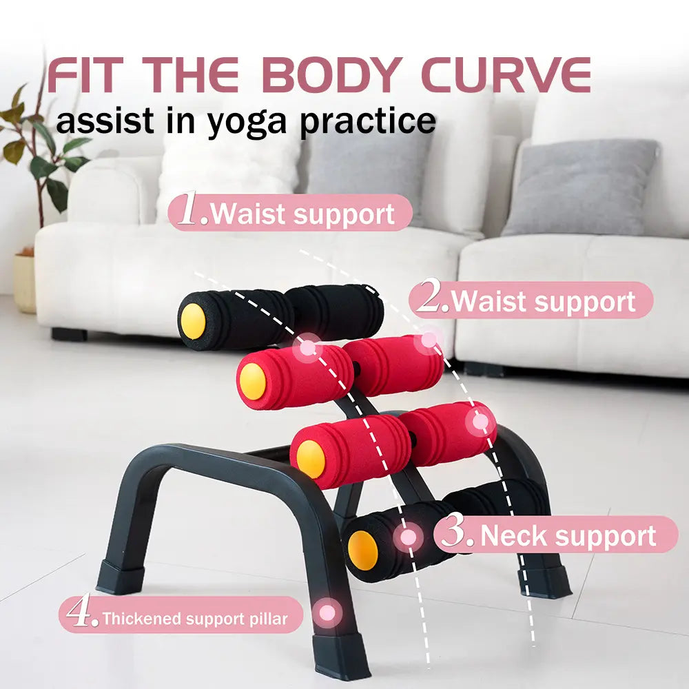Mini Inversion & Glutes Trainer Machine, Waist & Back Exercise Equipment for Lower Back Relief & Relaxation