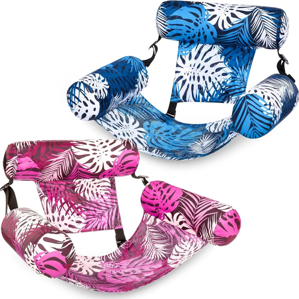 Inflatable Pool Floats Adult, 2 Packs / 1 Pack Floating Lounge Chairs , Blow up Pool Noodles for Adult Heavy Duty, Floating Chair for Party Summer Water Beach Lake Fun