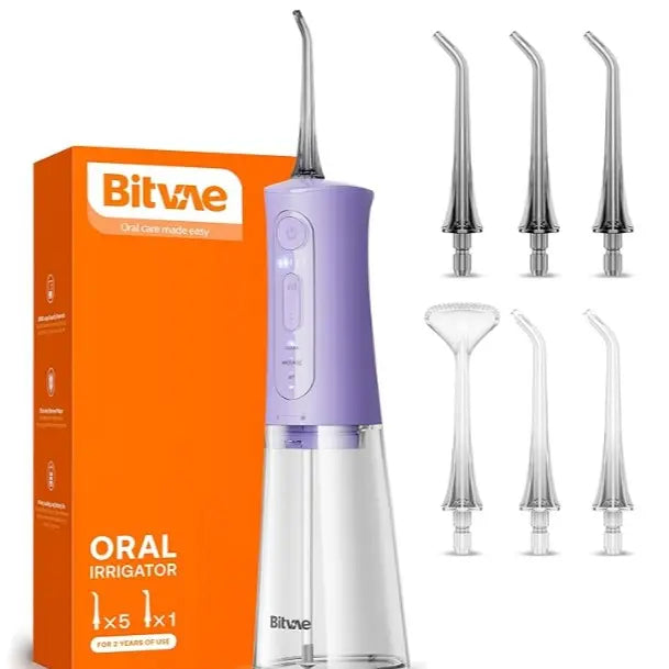 Water Flosser for Teeth - Cordless Portable Oral Irrigator, Powerful and Rechargeable, IPX7 Waterproof for whitening tablets ,Water Flosser for teeth cleane- Dental Kit