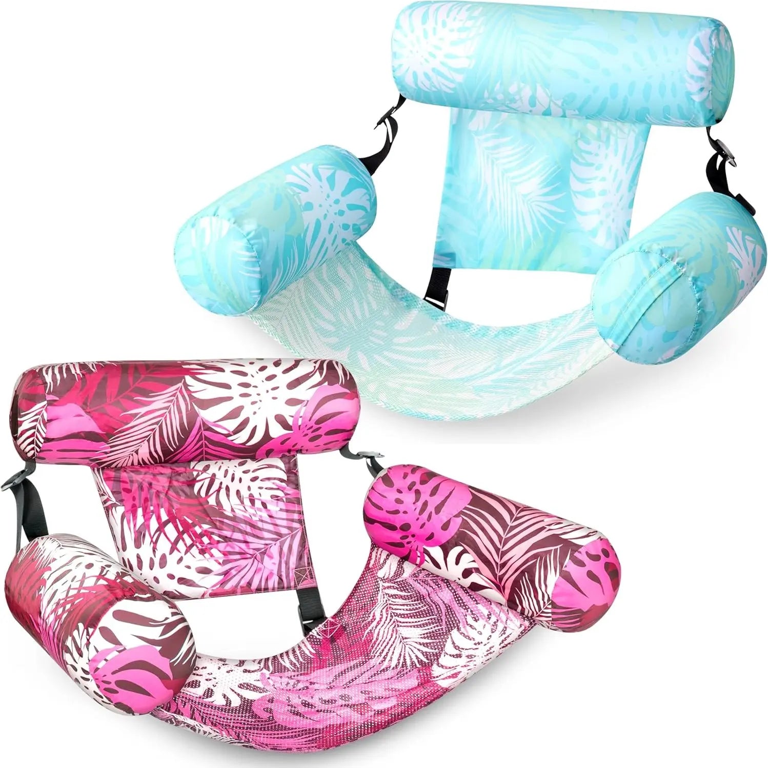 Inflatable Pool Floats Adult, 2 Packs / 1 Pack Floating Lounge Chairs , Blow up Pool Noodles for Adult Heavy Duty, Floating Chair for Party Summer Water Beach Lake Fun